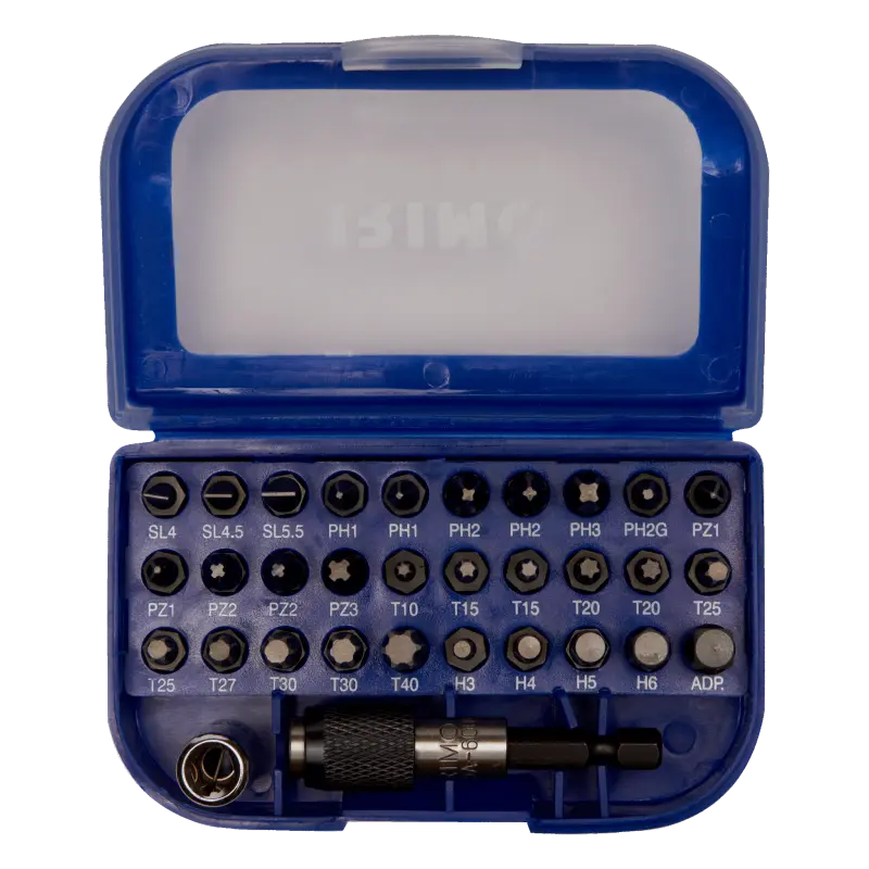 Juego de puntas de 1/4'' Irimo. 32 piezas
