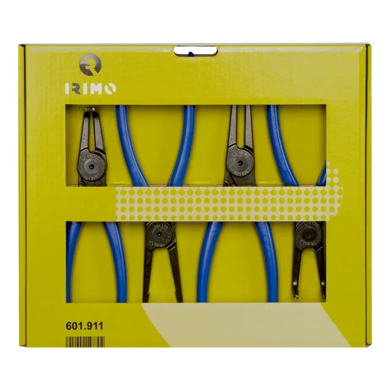 Juego de alicates seeger para anillos o arandelas
