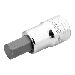 Llave de vaso con punta hexagonal 1/2''