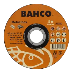 Disco abrasivo de corte para metal e inox 3912 Bahco