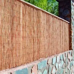 Cañizo de bambú pelado. Rollo de 5 m.