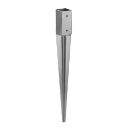 Pletina cuadrada con punta de 7 x 7 cm