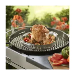 Soporte para asar pollos Weber