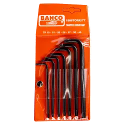Juego de 7 llaves Torx para tornillo inviolable Irimo