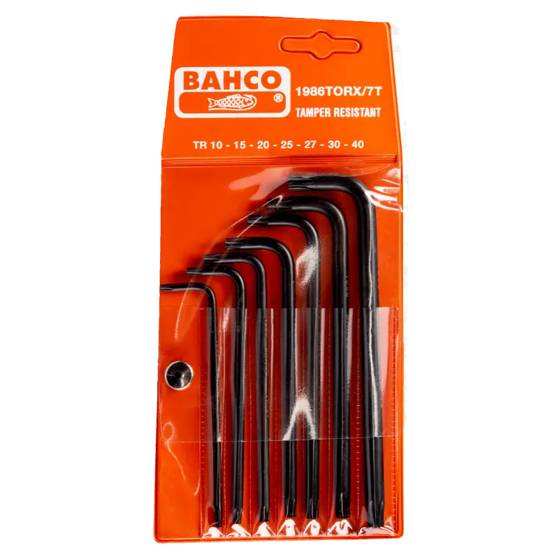 Juego de 7 llaves Torx para tornillo inviolable Irimo