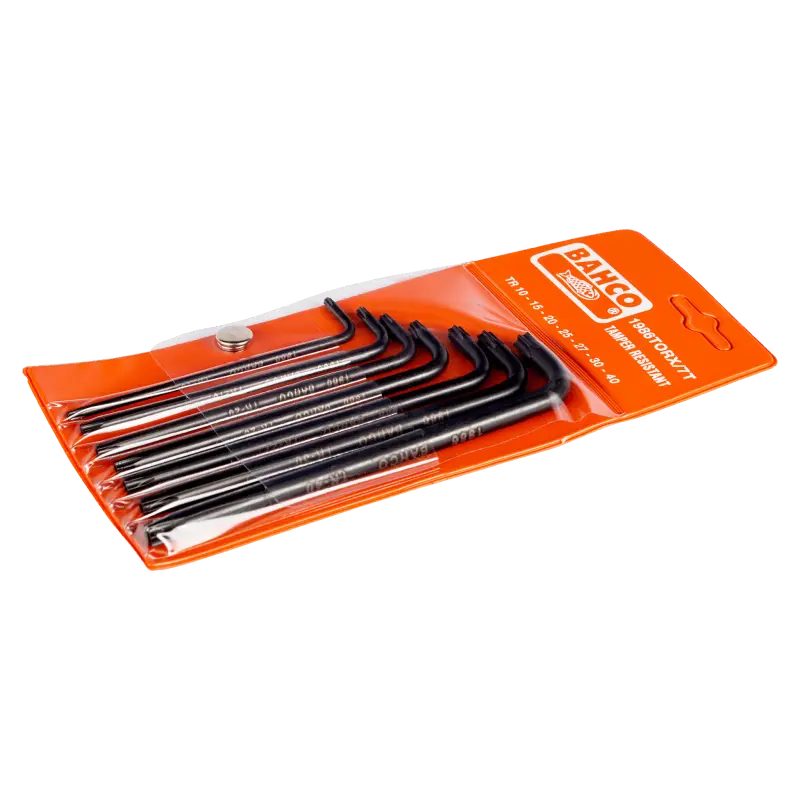 Juego de 7 llaves Torx para tornillo inviolable Irimo