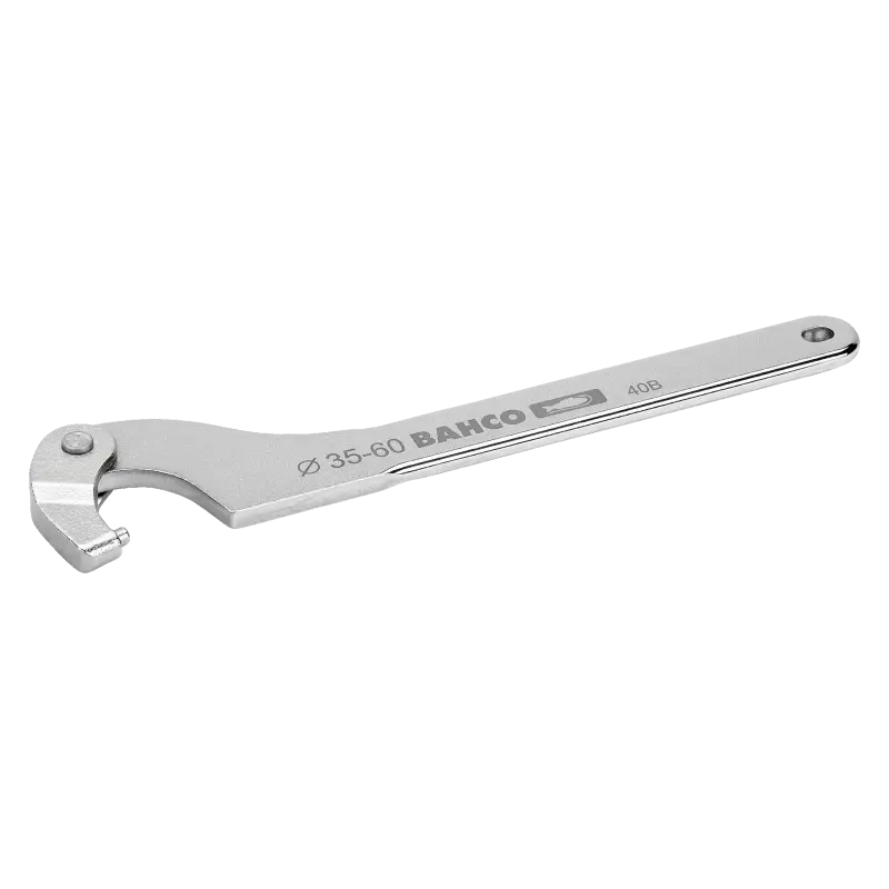 Llave de gancho articulada