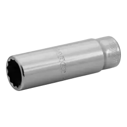 Llave de vaso bihexagonal larga 1/2 - 10 mm.