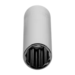 Llave de vaso de 3/8'' bihexagonal larga