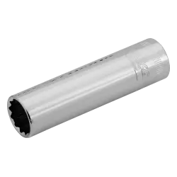 Llave de vaso de 3/8'' bihexagonal larga