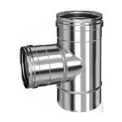 Te simple para chimenea de simple pared inoxidable TTIGF90 Bofill