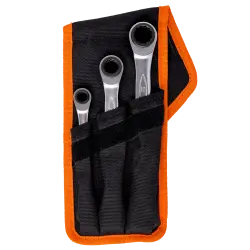 Juego de 3 llaves de carraca Bahco S4RM/3T