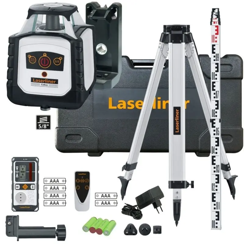 Láser de rotación Cubus 210S Set + tripode, receptor y mira