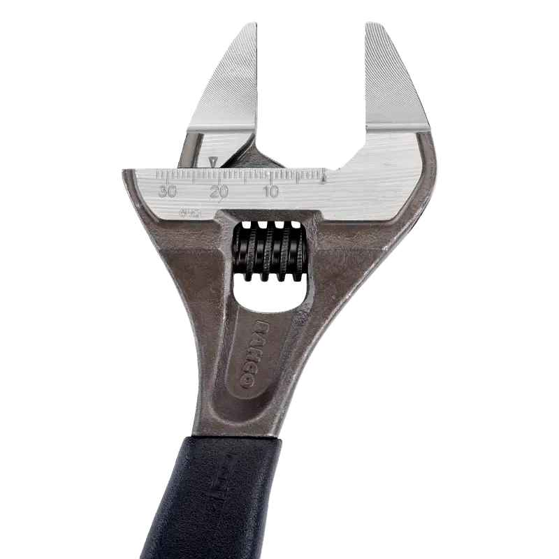 Llave ajustable de boca delgada