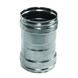 Manguito hembra-hembra para chimenea de simple pared estanco MGF Bofill