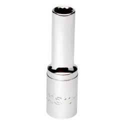 Llave de vaso de 1/2'' bihexagonal serie larga