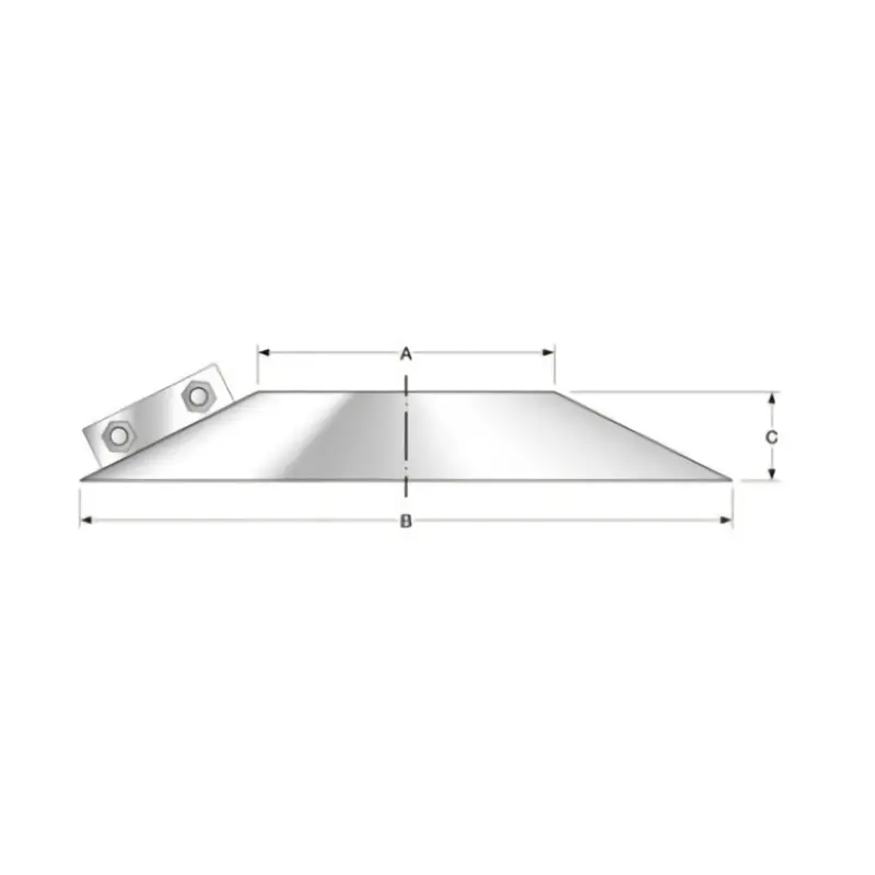 Remate exterior vierteaguas para chimenea de simple pared VIG Bofill