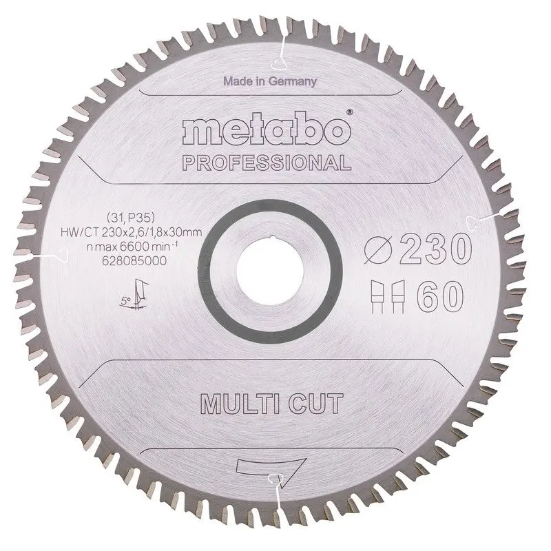Hoja de sierra universal Multi Cut de Metabo
