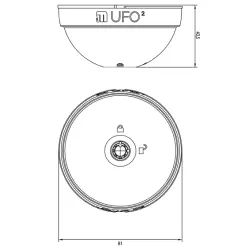 Conjunto de 2 cerraduras para furgonetas UFO2