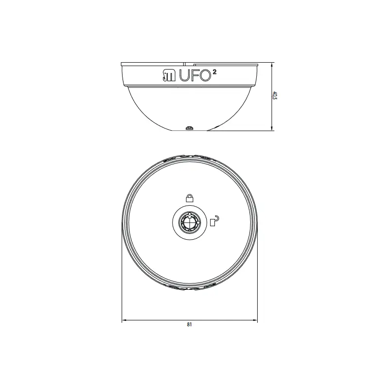 Conjunto de 2 cerraduras para furgonetas UFO2