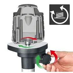 Trípode de manivela P 260 cm