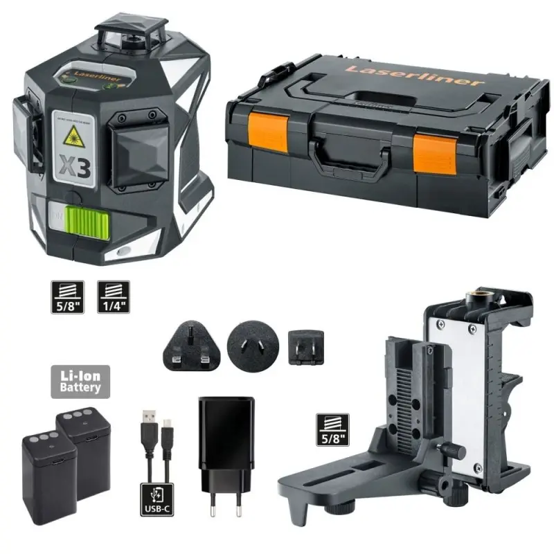 Láser tridimensional X3-Laser Pro Set