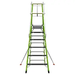 Escalera de fibra de vidrio con plataforma Stadium de Svelt