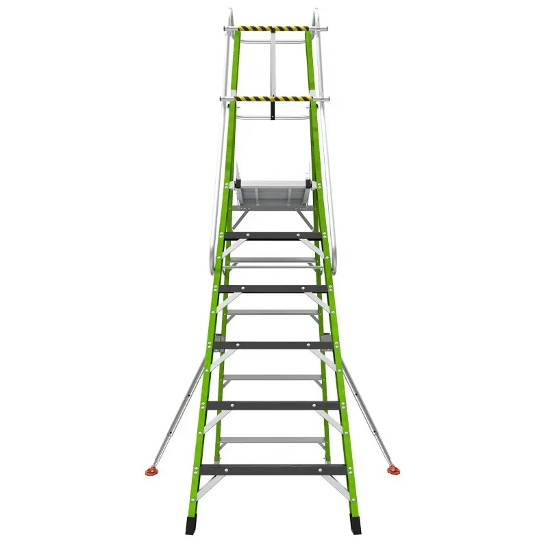 Escalera de fibra de vidrio con plataforma Stadium de Svelt