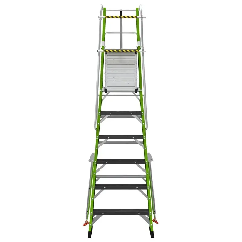 Escalera de fibra de vidrio con plataforma Stadium de Svelt