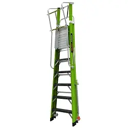 Escalera de fibra de vidrio con plataforma Stadium de Svelt