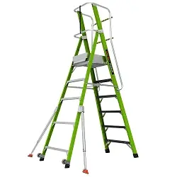 Escalera de fibra de vidrio con plataforma Stadium de Svelt