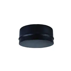Tapón para tubo esmaltado negro de doble pared para estufas