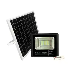 Foco LED solar exterior con mando