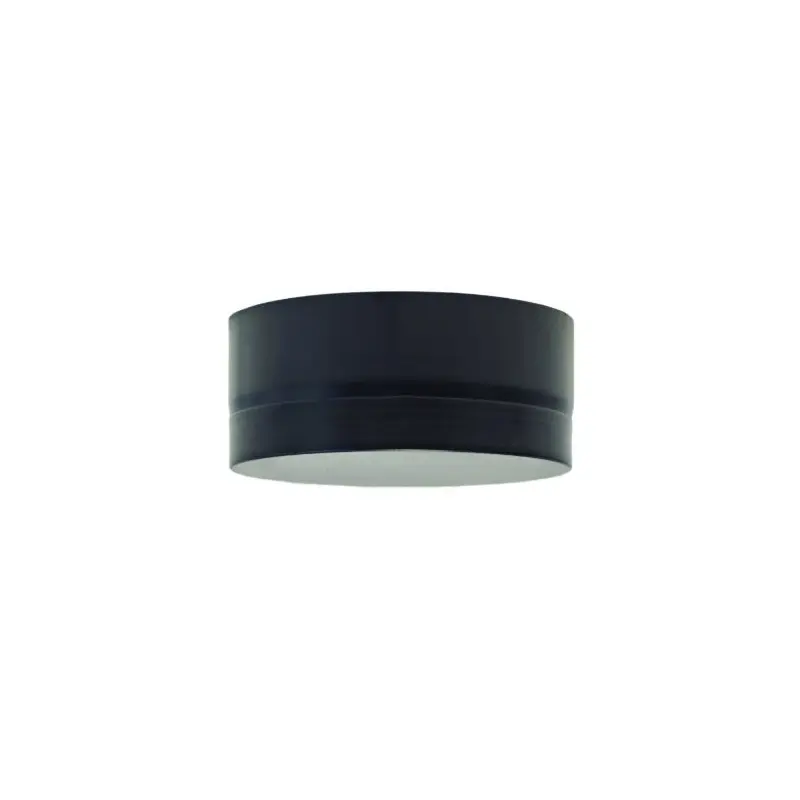 Tapón para tubo esmaltado negro para conductos de simple pared para estufas