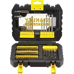 Juego de 50 piezas para atornillar y taladrar Stanley STA88542-XJ
