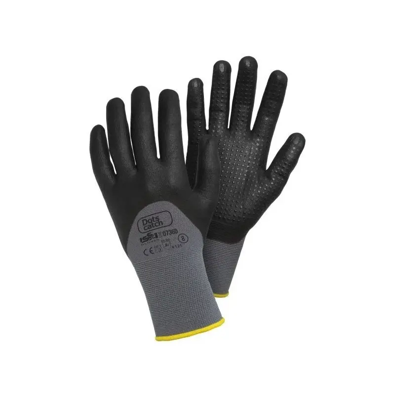 Guantes recubiertos de nitrilo foam Dots Catch