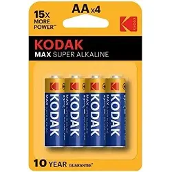 Pilas alcalinas Max Kodak...