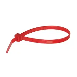 Brida de nylon roja. Bolsa...