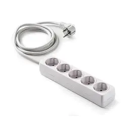 Base múltiple de 5 tomas...