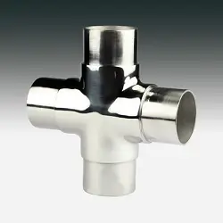 Codo en X para barandilla CT-203