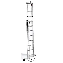 Escalera de 2 tramos Svelt Euro E2F con cuerda