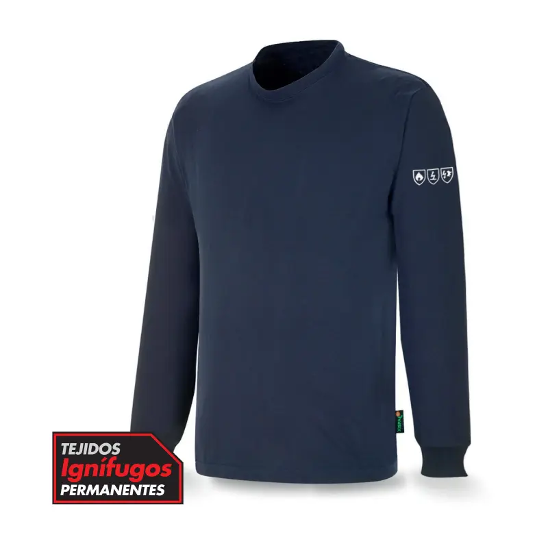 Camiseta ignífuga antiestática · Protección contra arco eléctrico