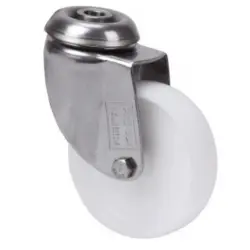 Rueda giratoria blanca sin...
