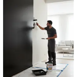 Esmalte al agua PROALUX Satinado Negro · 25l.