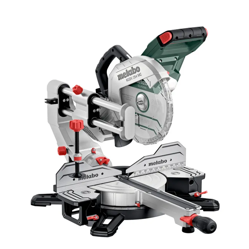 Ingletadora Metabo KGSV 254 MC 254 mm · con función de tracción y corte preciso LED PCL