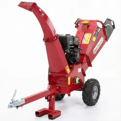 Biotrituradora profesional GeoTech-Pro PCS 155 LE – Motor Loncin 15 HP, arranque eléctrico