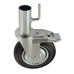 Rueda para andamio hembra 200 mm.
