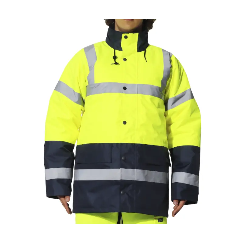 Parka alta visibilidad Issaline TESSINO HIVI clase 3 impermeable ligera