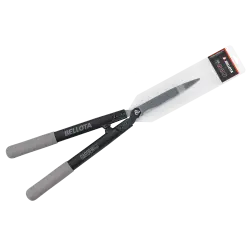 Cortasetos Bellota 3461-R de hoja recta y mangos negros y grises Garden Line