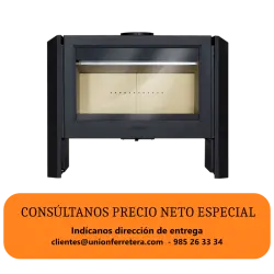 Estufa de leña León de Lacunza